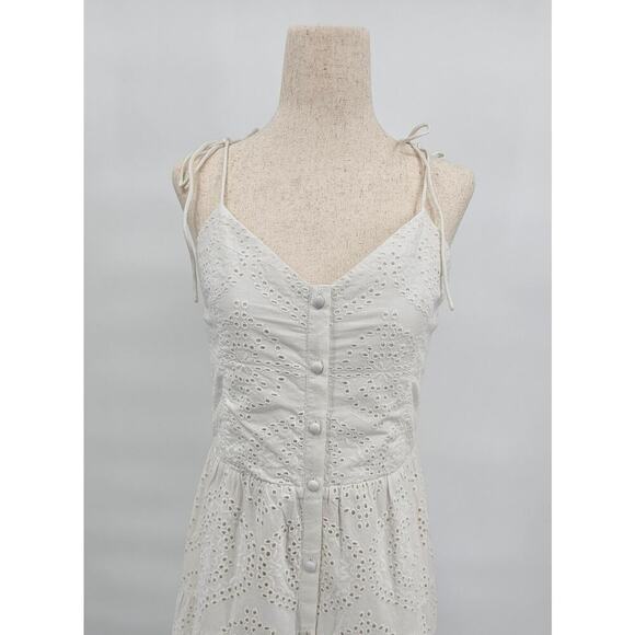 Alice + Olivia Women's Size 10 Shantella Embroidered Cotton Voile Maxi Dress NWT - Picture 3 of 14